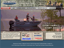 Tablet Screenshot of gilmoremarine.com